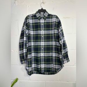 Ralph Lauren Checkered Long Sleeve Button Down Large